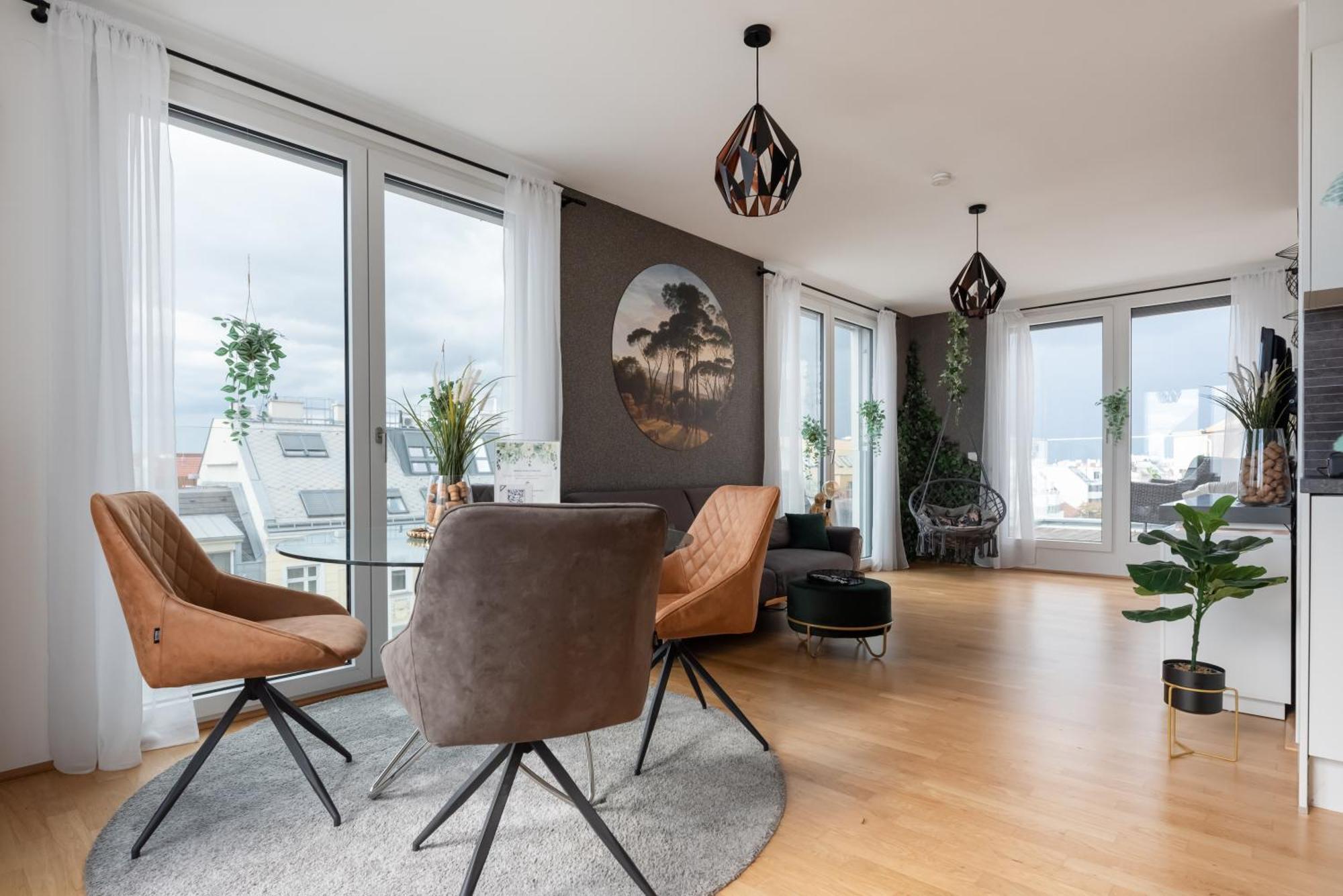 Apartment Mit Traumhafter Dachterrasse & Weitblick Vienna Esterno foto