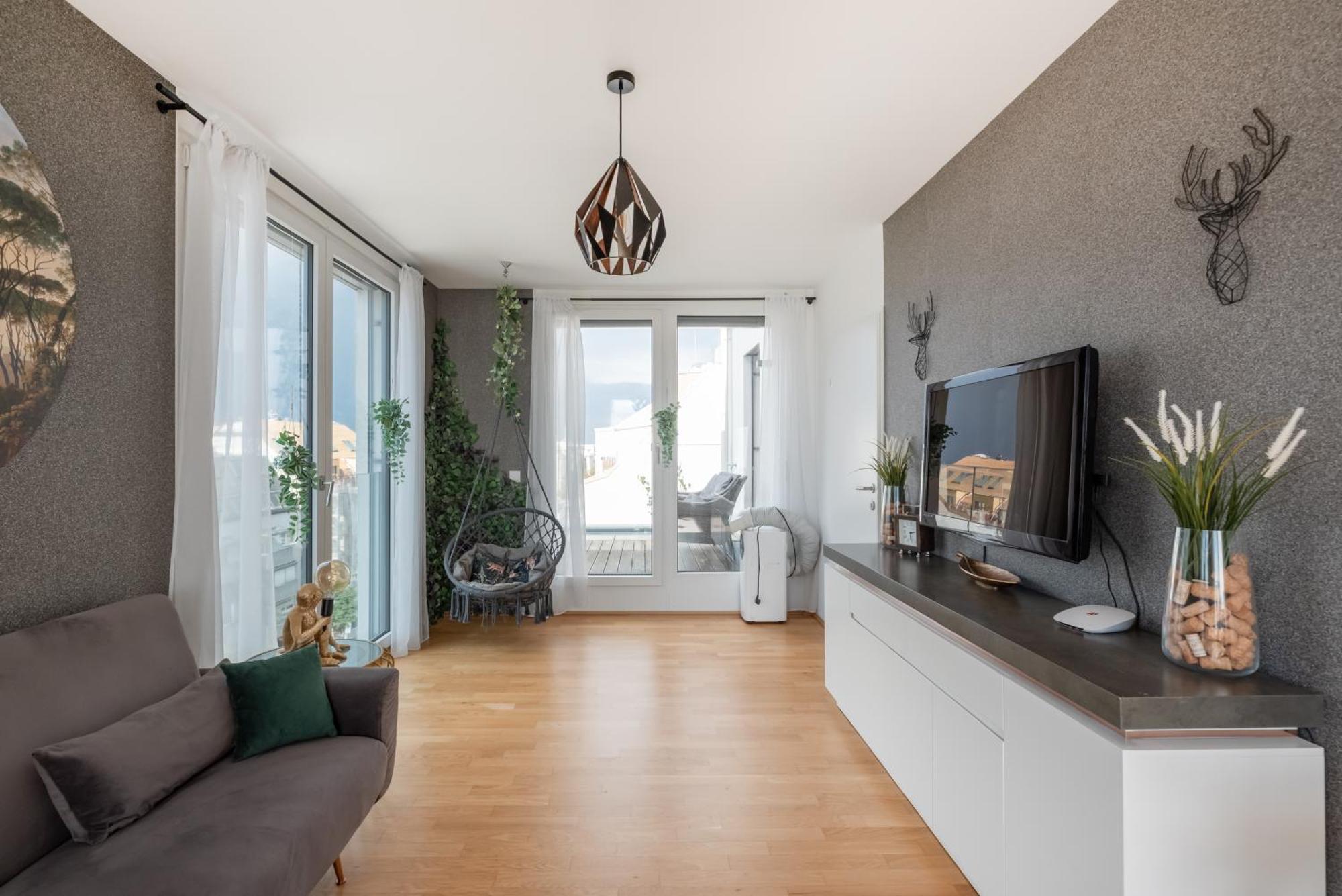 Apartment Mit Traumhafter Dachterrasse & Weitblick Vienna Esterno foto