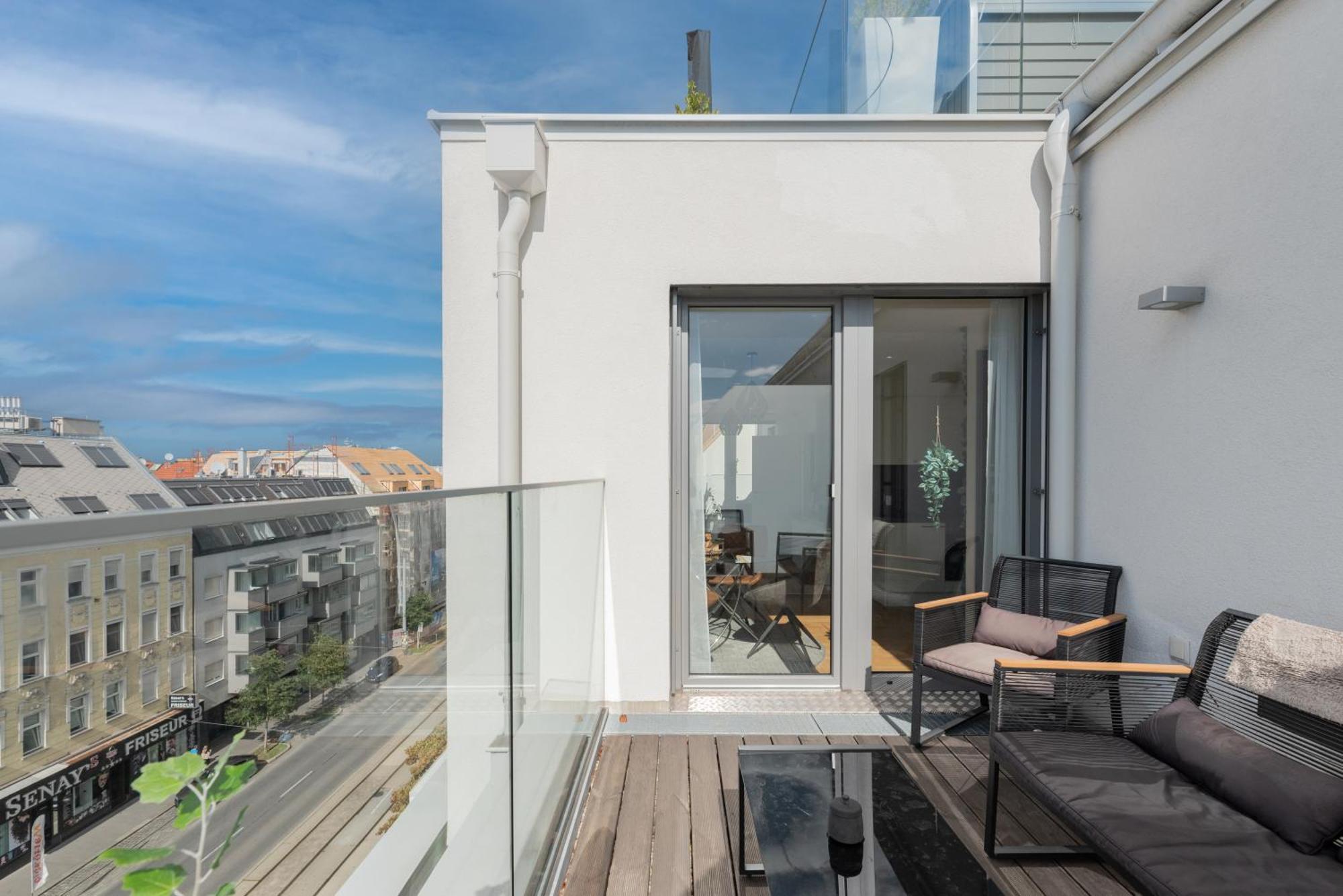 Apartment Mit Traumhafter Dachterrasse & Weitblick Vienna Esterno foto