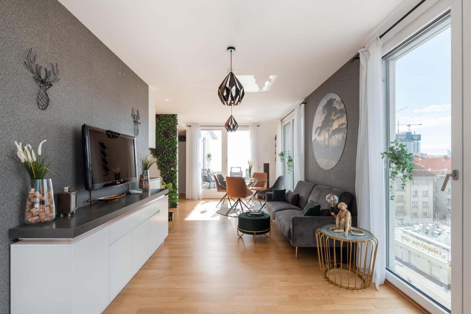 Apartment Mit Traumhafter Dachterrasse & Weitblick Vienna Esterno foto